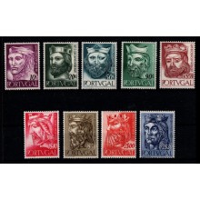 Konger af første dynasti - Komplet sæt - Portogal - Frimærke - Postfrisk.